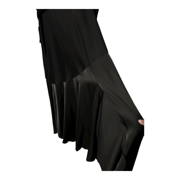 Eloquii Black Satin Maxi Dress - Picture 5 of 8